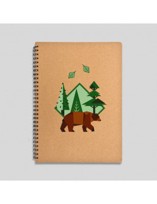 Brown bear notebook